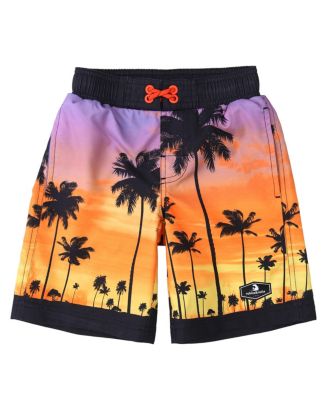 Big Boys Quick Dry Drawstring Swim Trunks Board Shorts with Mesh Lining UPF50+ XS-XXL