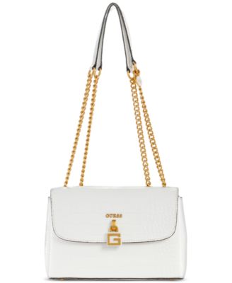 GUESS - Montreal Convertible Croc-Embossed Crossbody Flap