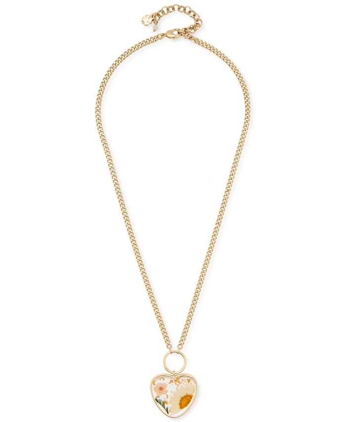 Lucky brand flower best sale necklace