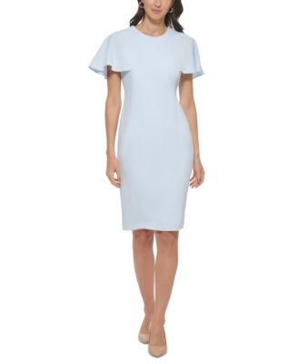 Macy's calvin klein blue dress online