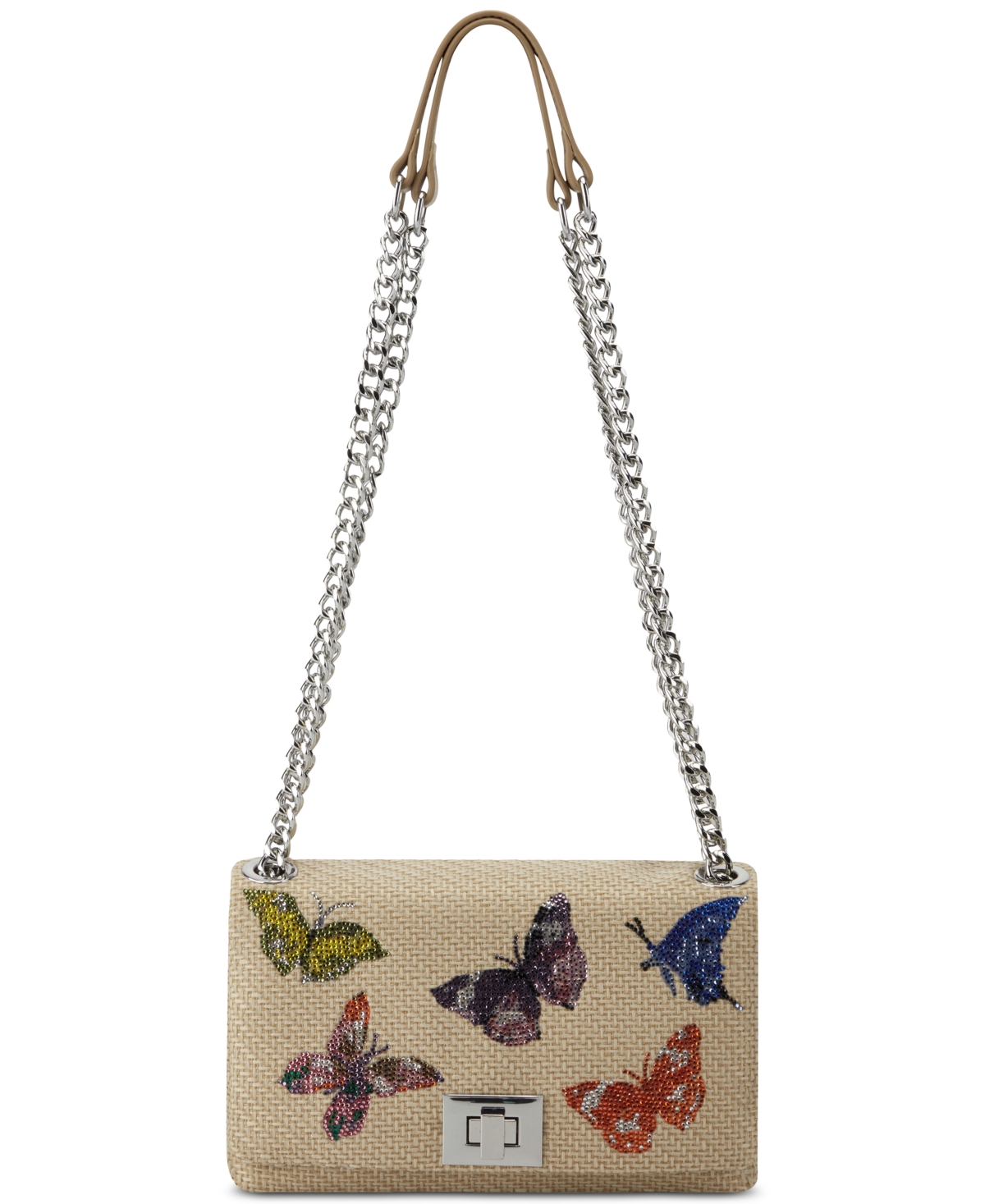 Inc International Concepts Ajae Small Quilted Crossbody, Created For Macy's In Oat Milk Suede