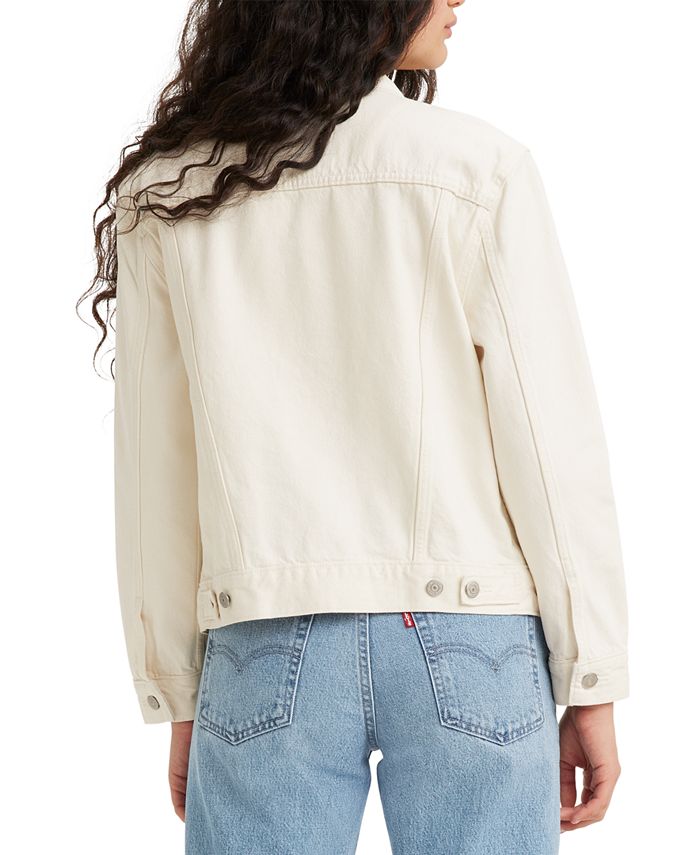 Levi's Women's Ex-Boyfriend Cotton Denim Trucker Jacket - Macy's