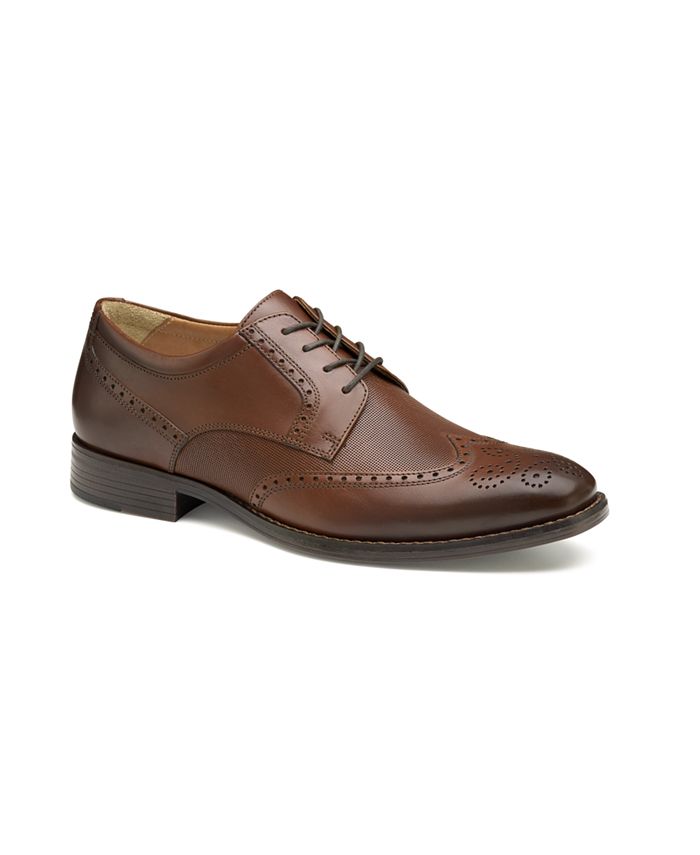 Men s Lewis Embossed Wingtip Dress Shoes