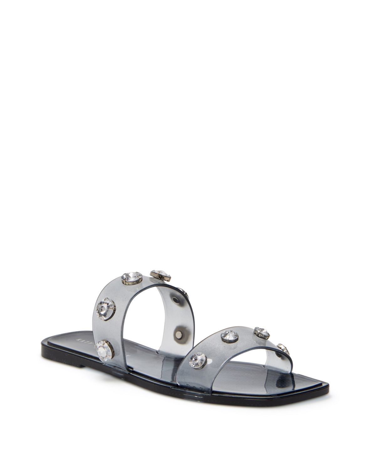 Shop Katy Perry Women's The Geli Embellished Square Toe Sandals In Black