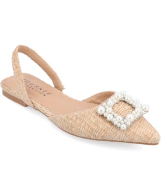 Women's Hannae Embellished Slingback Flats