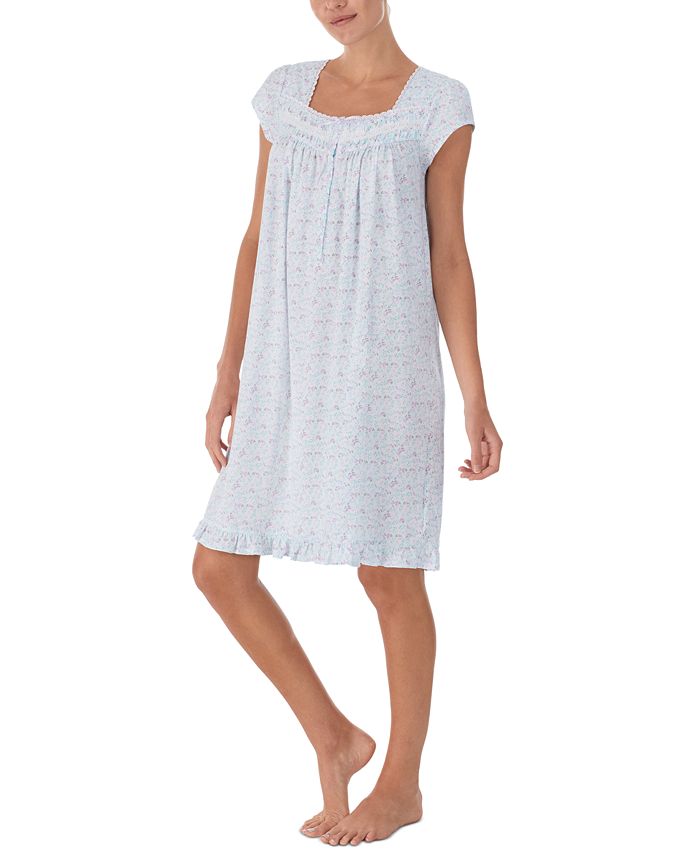 Eileen West Short 38" Cotton Jersey Nightgown Macy's