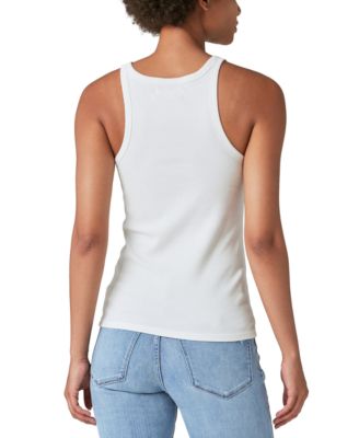 Women's Ribbed Scoop-Neck Tank Top 