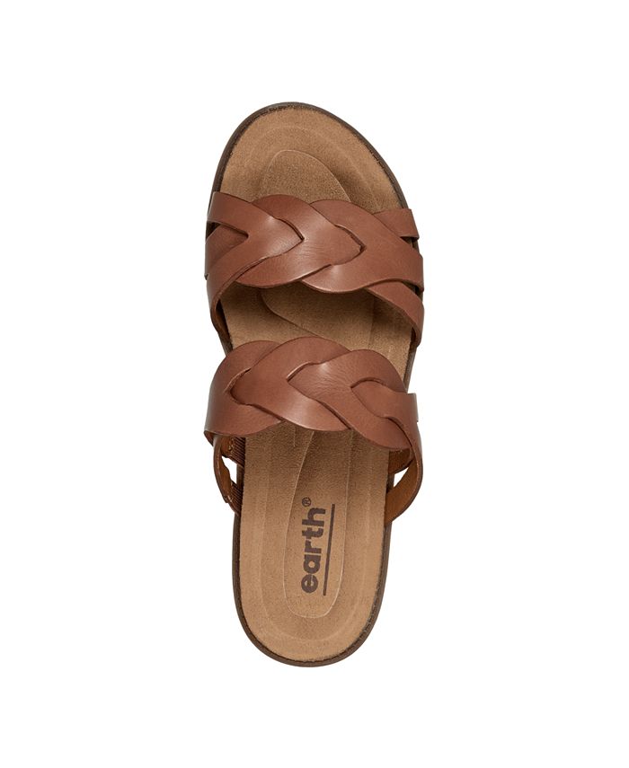 Earth Women's Desty Round Toe Woven Casual Slip-On Sandals - Macy's