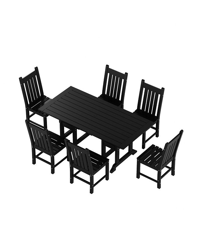 WestinTrends 7 Piece Outdoor Patio Dining Set Outdoor Table and Chair Set & Reviews All