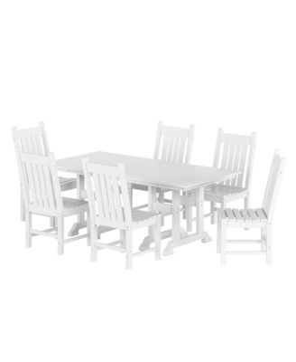 7 Piece Outdoor Patio Dining Set Outdoor Table and Chair Set