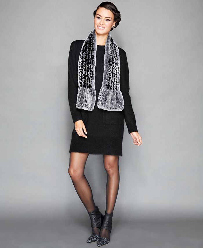 Macy's fur scarf outlet