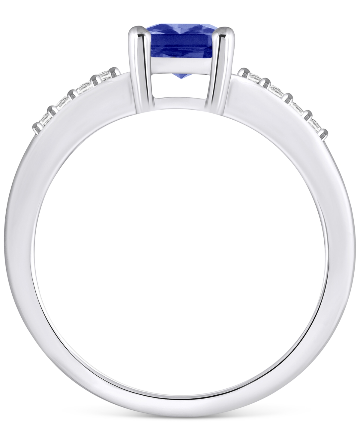 Tanzanite (1-5/8 ct. t.w.) & Diamond (1/8 ct. t.w.) in 14k Gold