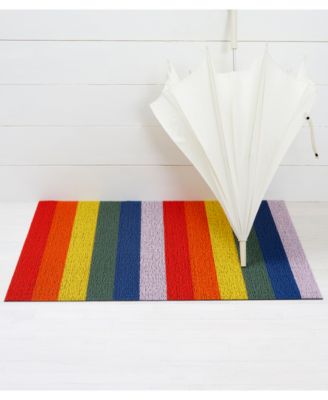 Pride Stripe Shag Utility Floor Mat, 24'' x 36''