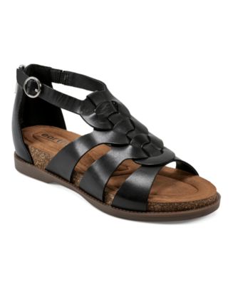 Earth Women's Dale Strappy Round Toe Casual Flat Sandals - Macy's