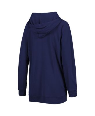 Women's Navy New York Yankees Pre-Game Raglan Pullover Hoodie