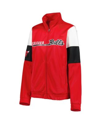 Women's Red Chicago Bulls Change Up Full-Zip Track Jacket