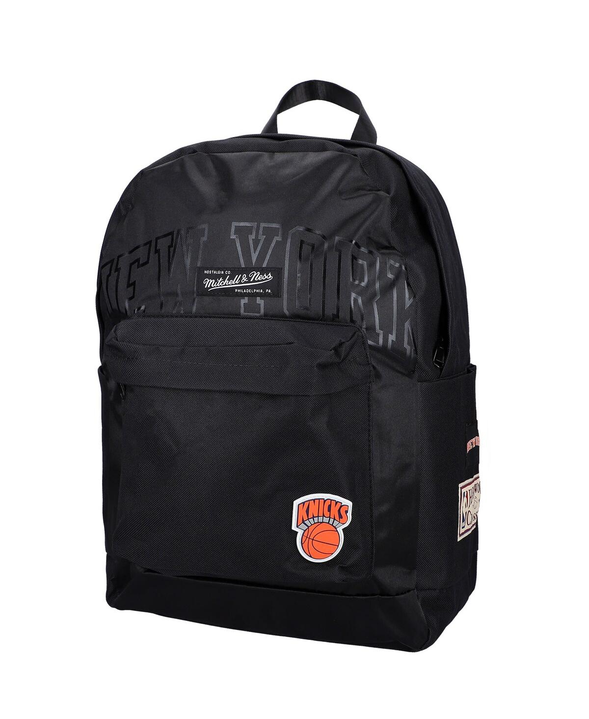 Shop Mitchell & Ness Boys And Girls  Black New York Knicks Team Backpack