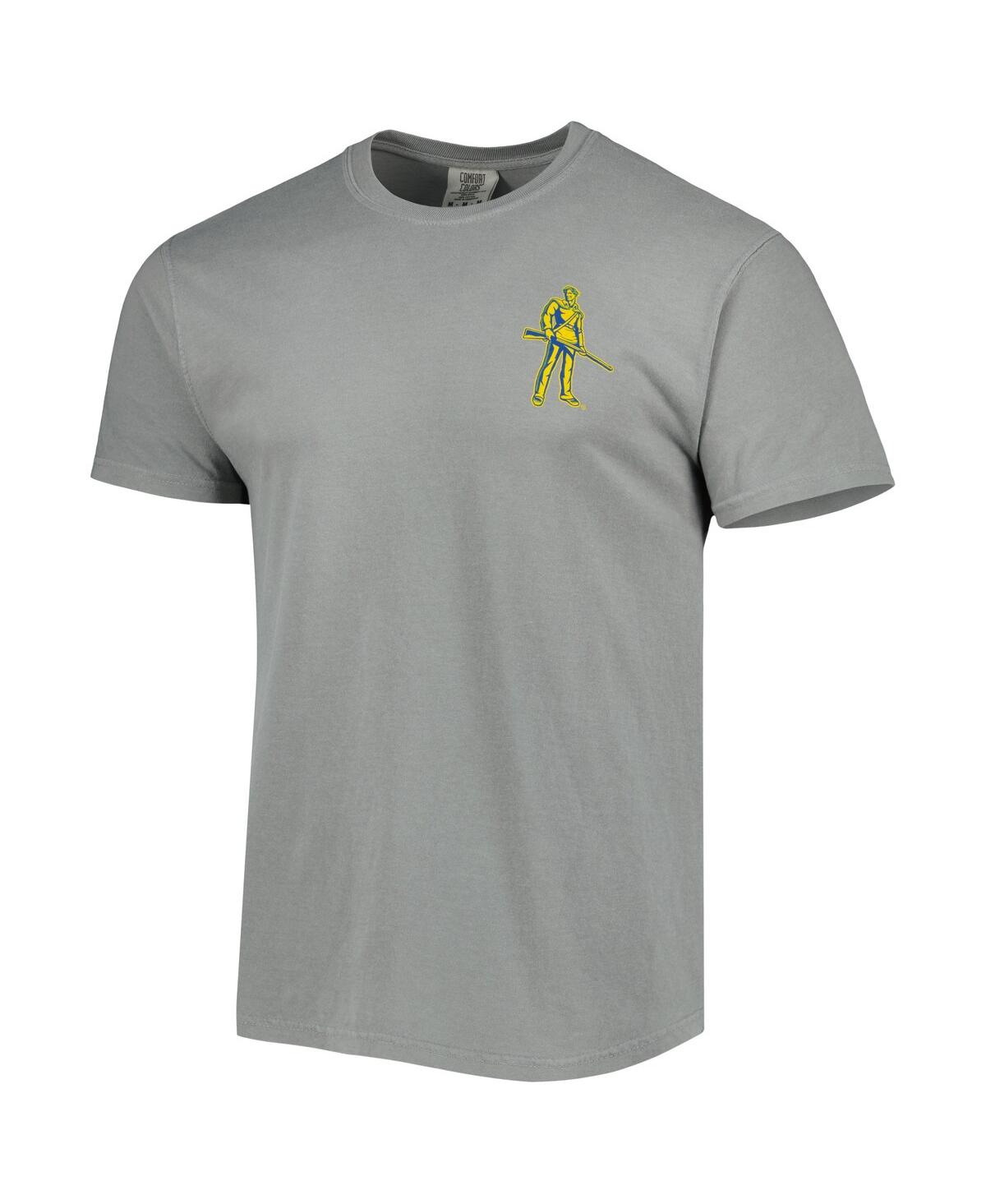 Image One Gray West Virginia Mountaineers Hyperlocal T-shirt In Gray