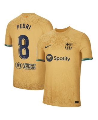 Nike Men's Pedri Gold Barcelona 2022/23 Away Authentic Player