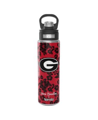 x Tervis Georgia Bulldogs 24 Oz Wide Mouth Bottle with Deluxe Lid