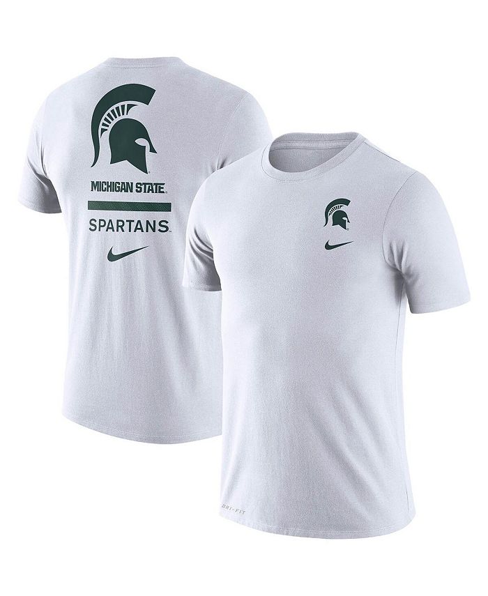 Nike Men's White Michigan State Spartans DNA Logo Performance T-shirt ...