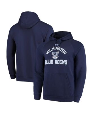 Men's Navy Wilmington Blue Rocks All Day Raglan Fleece Pullover Hoodie