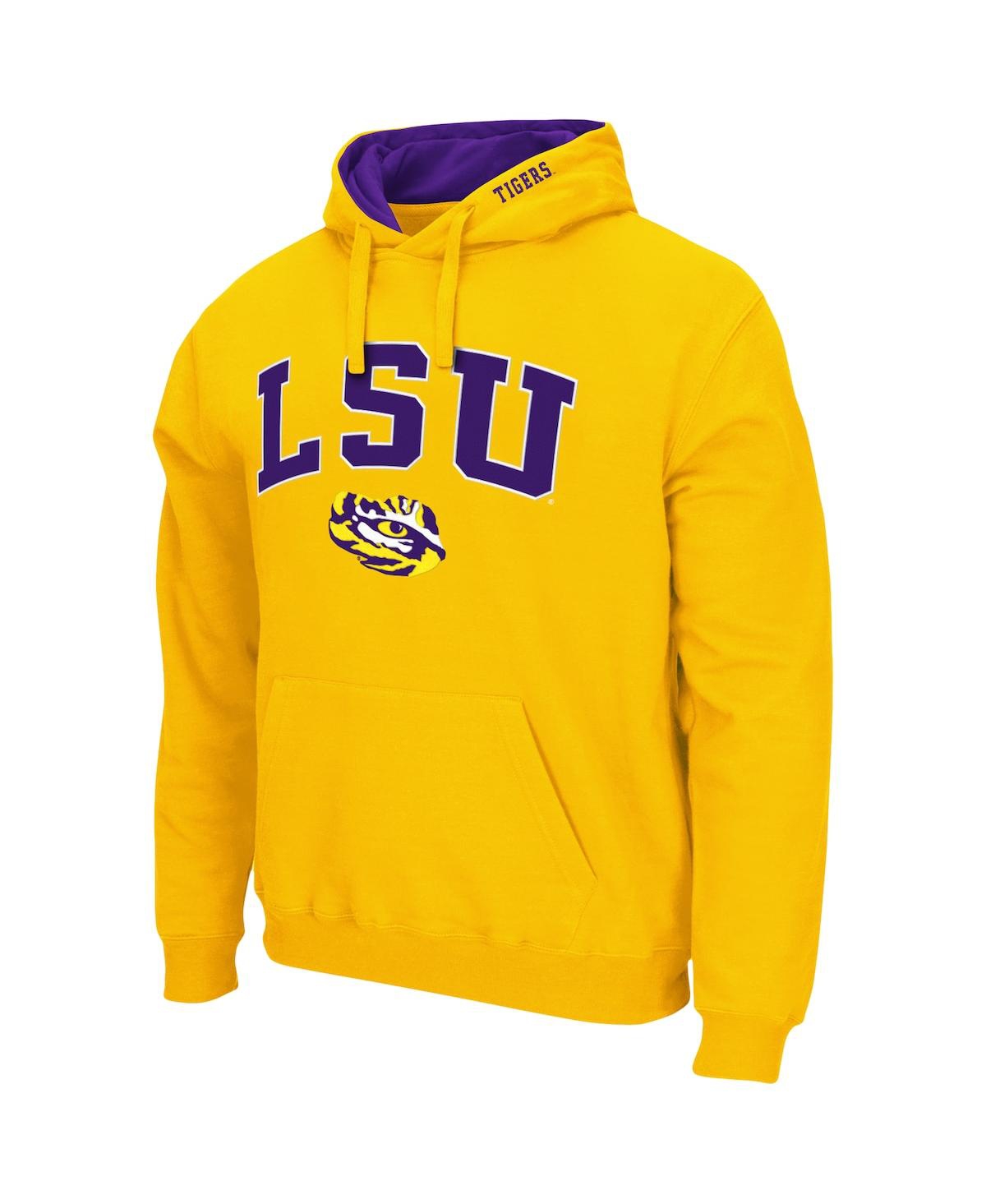 Colosseum Men's Gold Lsu Tigers Arch Logo 3.0 Full-zip Hoodie In Gold