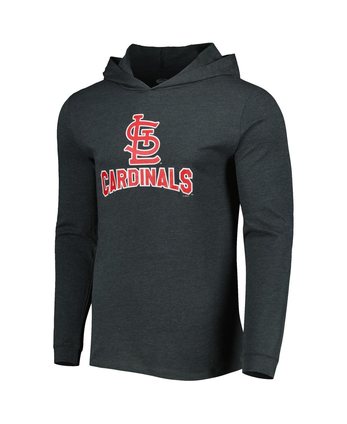 Men's Concepts Sport Heather Charcoal St. Louis Cardinals Meter Pullover Hoodie and Joggers Set - Heather Charcoal
