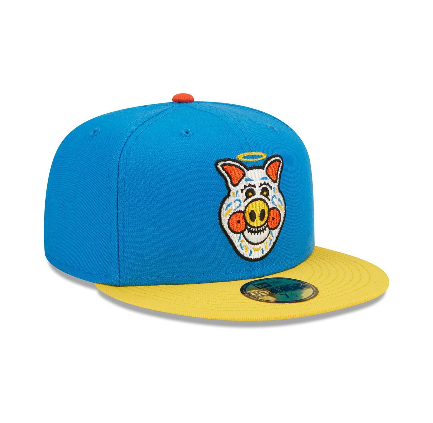 Men's Royal, Yellow Santos de San Pablo Copa De La Diversion 59FIFTY Fitted Hat