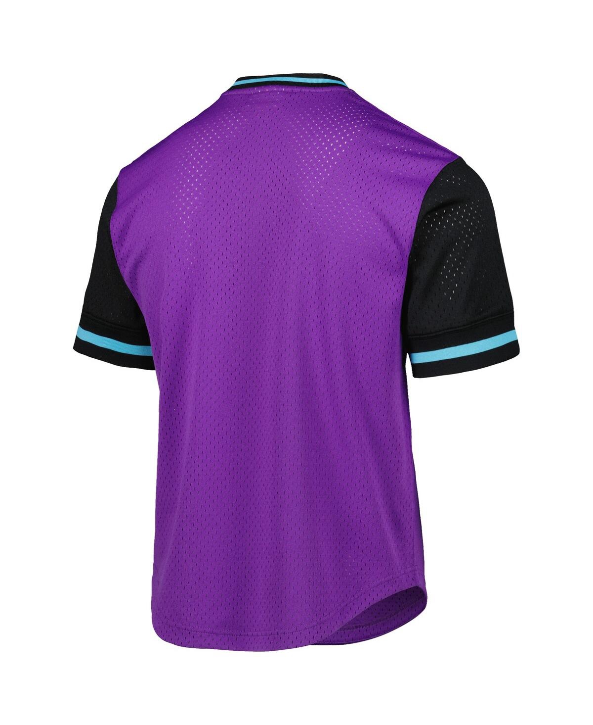 Men's Mitchell & NessSeattle Sounders Fc Mesh V-Neck T-shirt - Purple