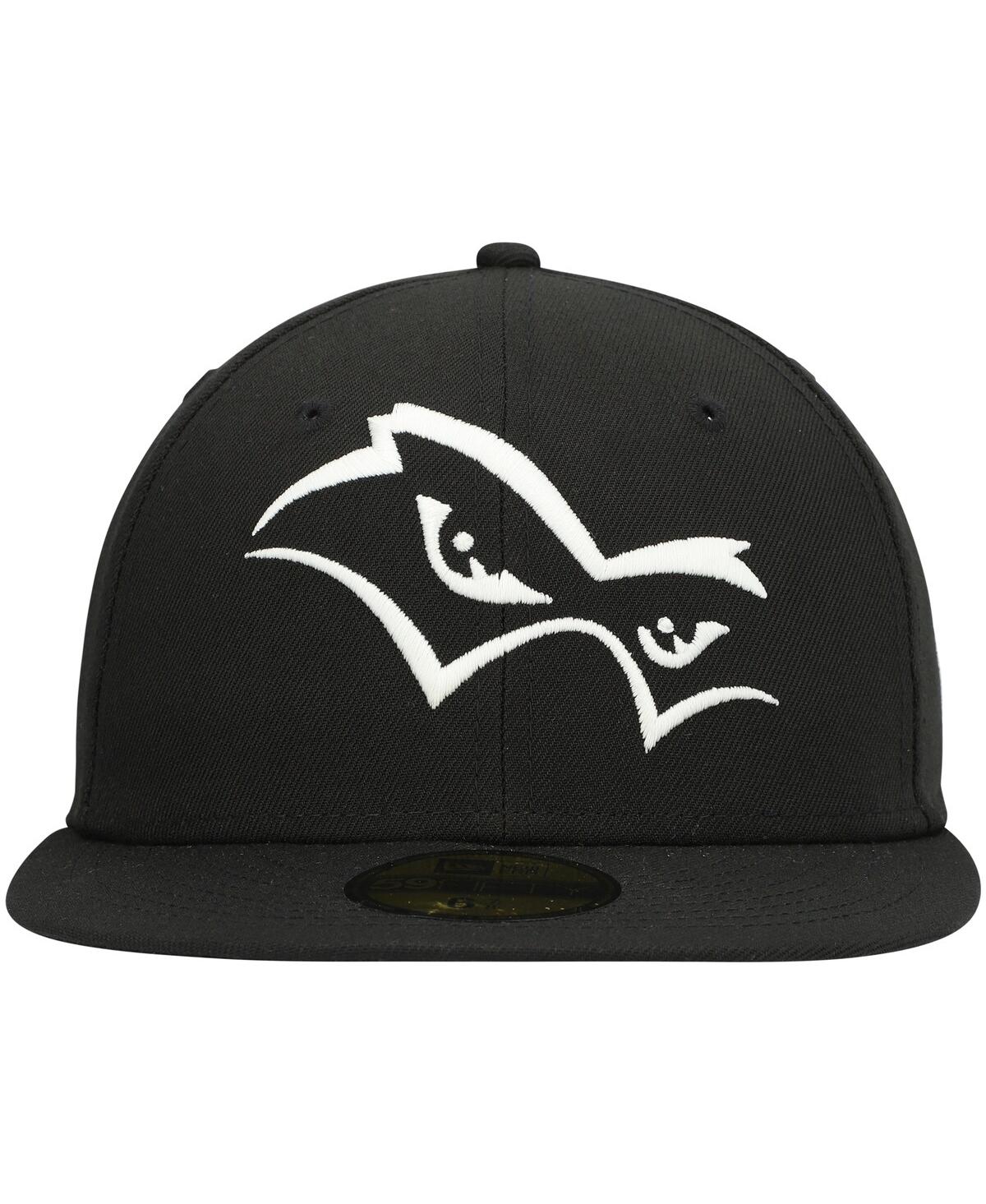 Men's New EraQuad Cities River Bandits Authentic Collection Team Alternate 59FIFTY Fitted Hat - Black