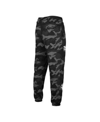 Men's Black Chicago White Sox Camo Jogger Pants