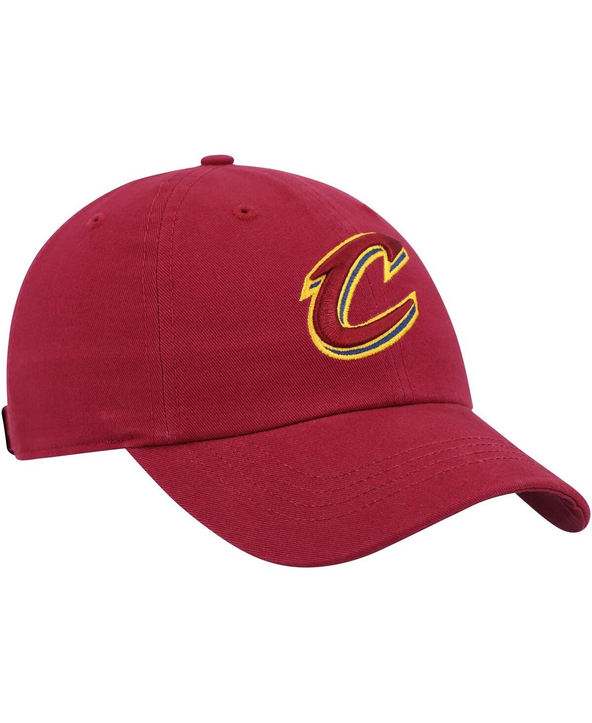 Women's '47 BrandCleveland Cavaliers Miata Clean Up Logo Adjustable Hat - Wine