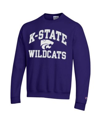 Men's Purple Kansas State Wildcats High Motor Pullover Sweatshirt