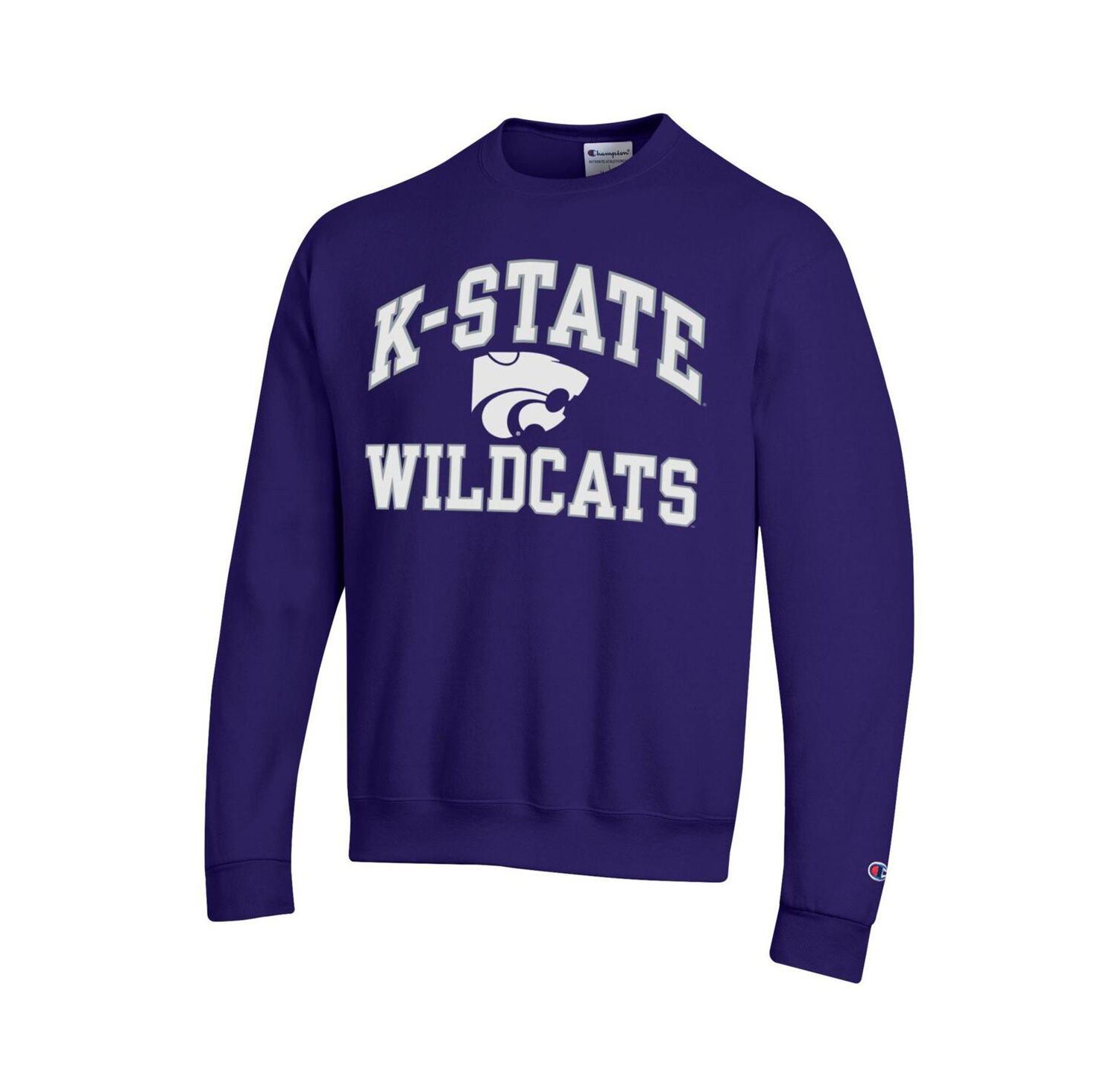 Men's Purple Kansas State Wildcats High Motor Pullover Sweatshirt