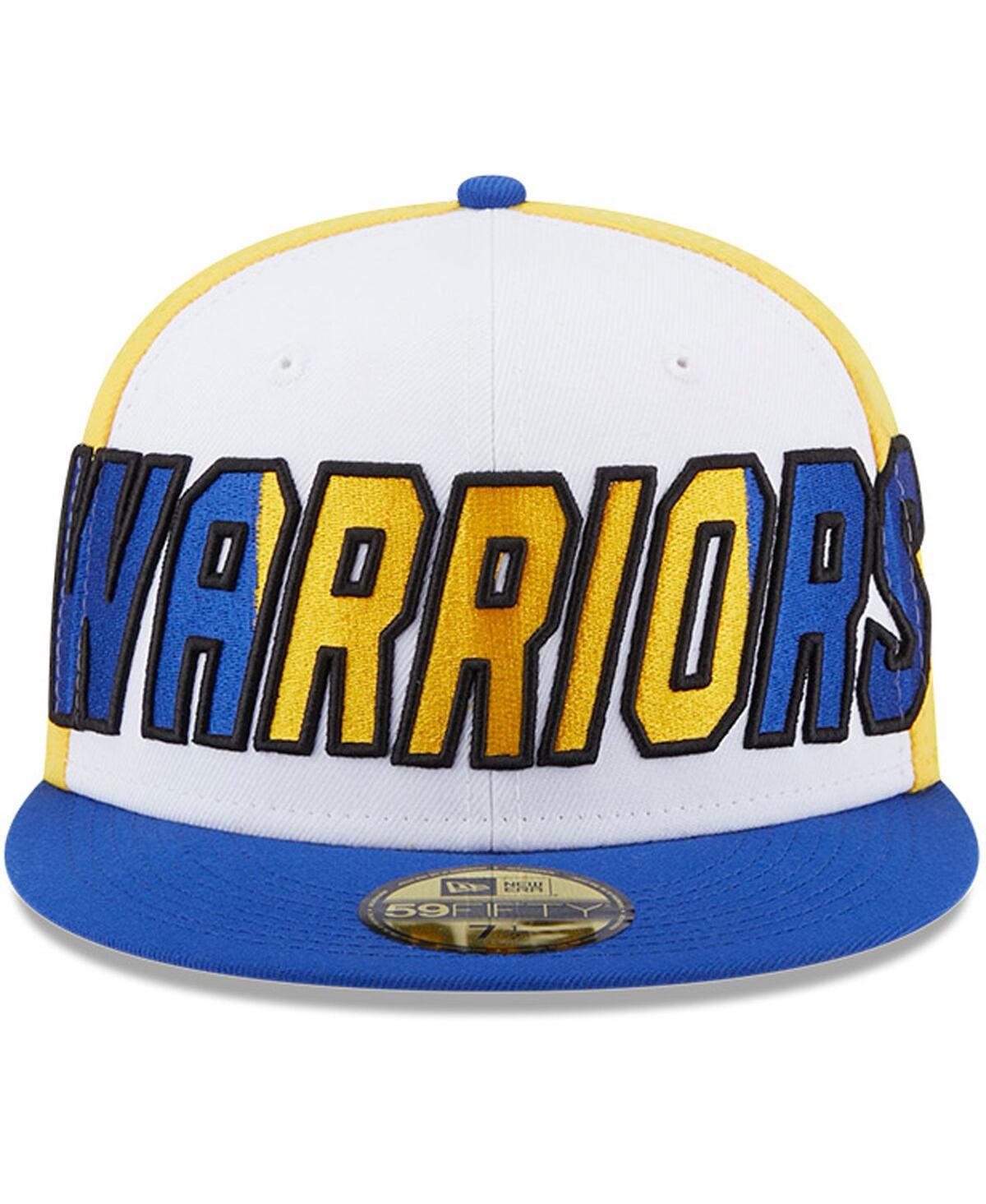 Men's New Era Royal Golden State Warriors Back Half 9FIFTY Fitted Hat - Royal