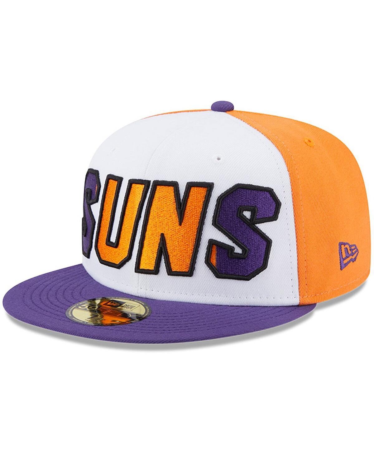 Men's New Era Purple Phoenix Suns Back Half 9FIFTY Fitted Hat - Purple