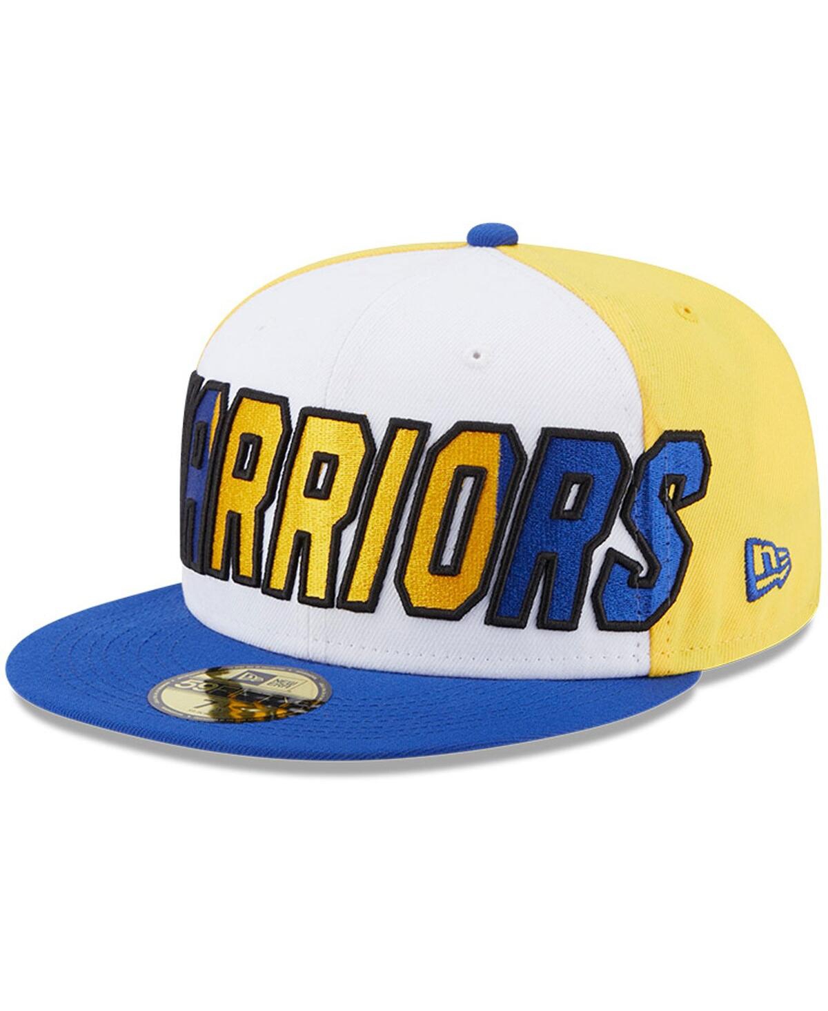 Men's New Era Royal Golden State Warriors Back Half 9FIFTY Fitted Hat - Royal
