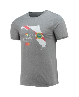 Men's Heathered Gray Arnold Palmer Invitational Florida State Flag Tri-Blend T-shirt
