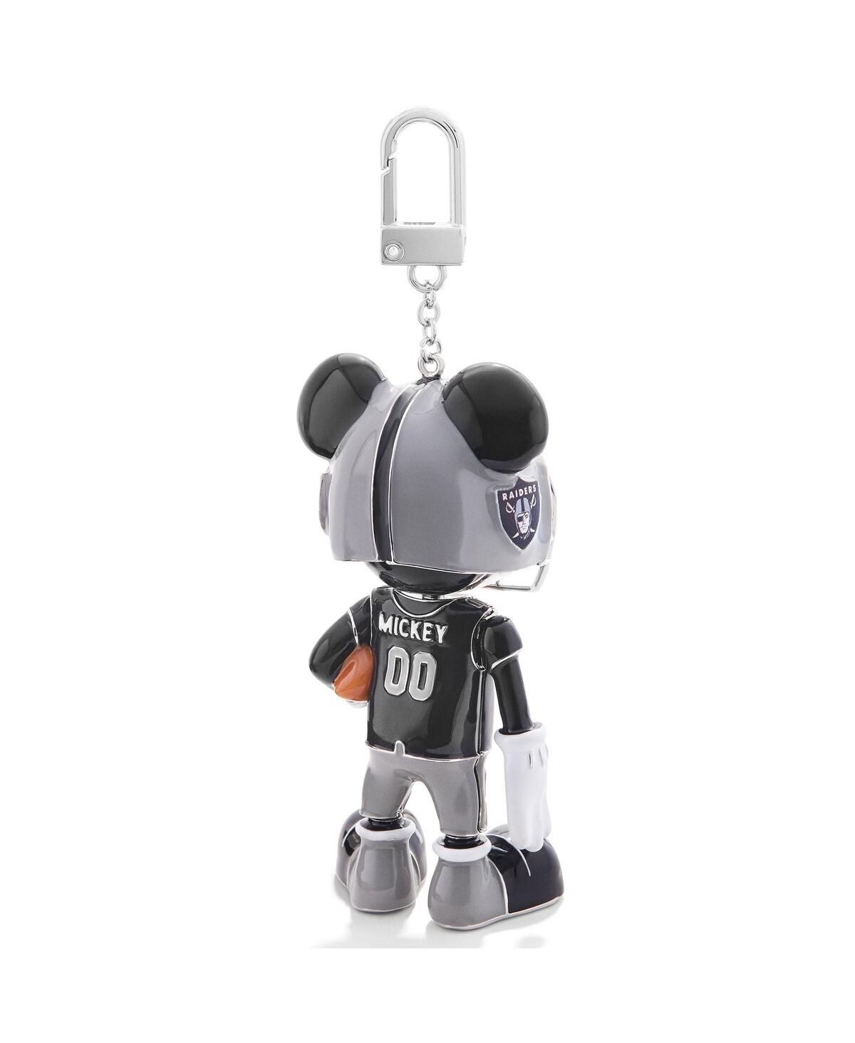 Shop Baublebar Las Vegas Raiders Disney Mickey Mouse Keychain In Gray