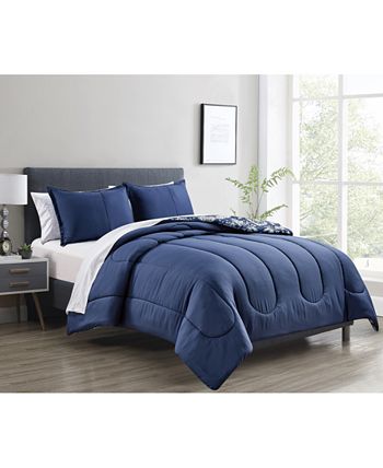 Sunham Classic Damask 3-Pc. Comforter Set, Created for Macy's 