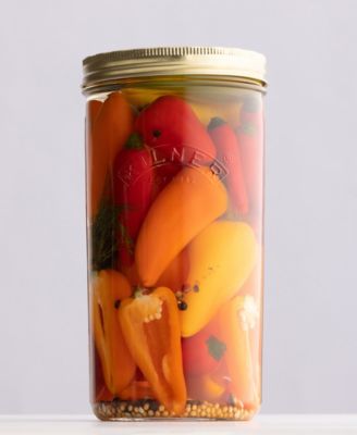 Wide Mouth Canning Jar 34 oz, Set of 6
