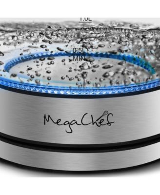 1.8 Quart Glass & Stainless Steel Electric Tea Kettle