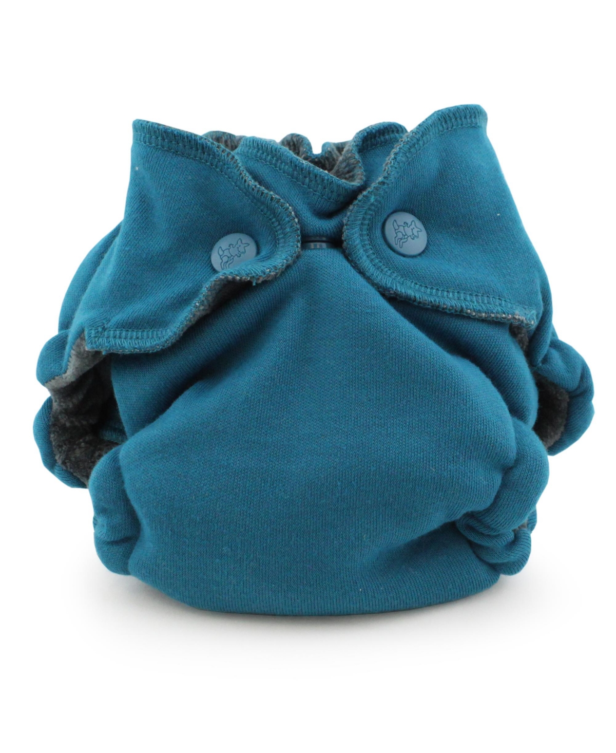 Kanga Care Babies' Ecoposh Obv (organic Rayon From Bamboo Velour) Newborn Aio (all-in-one) Fitted Cloth Diaper In Caribbean