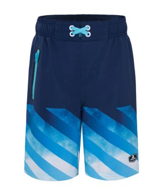 Boys 4-Way Stretch Quick Dry Board Shorts Swim Trunks with Mesh Lining UPF50+