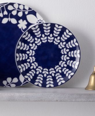 Bluefjord Set of 4 Coupe Salad Plates, 8.25"