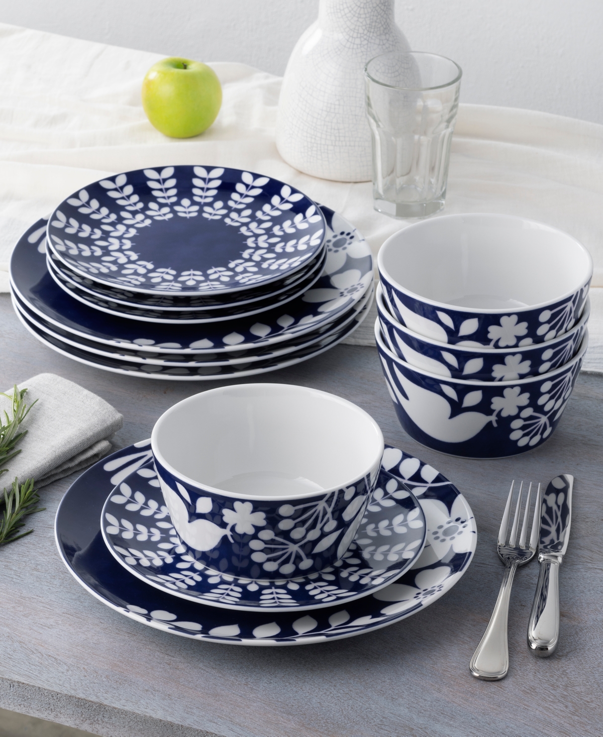 Noritakefjord Set of 4 Dinner Plates