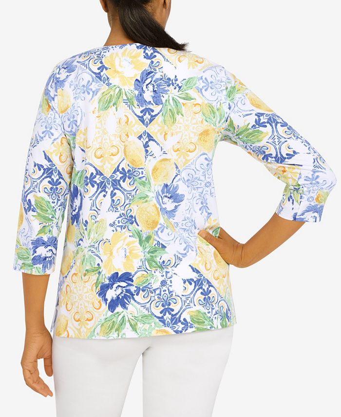 Petite Blouse Pomponette - Taille S - Multicouleur - Occasion Très Bon état