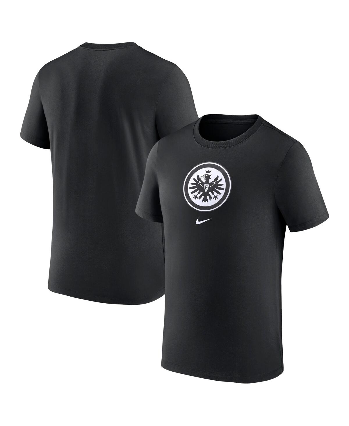 NIKE MEN'S NIKE BLACK EINTRACHT FRANKFURT CREST T-SHIRT