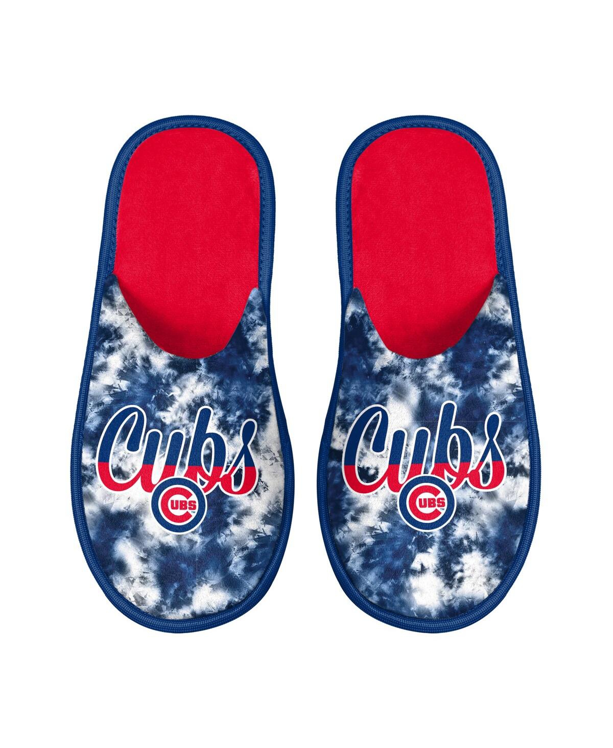 Foco Women's  Chicago Cubs Team Scuff Slide Slippers In Blue